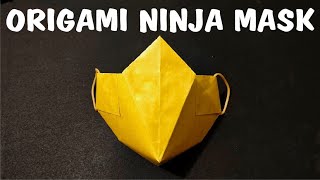 Easy Origami Ninja Mask