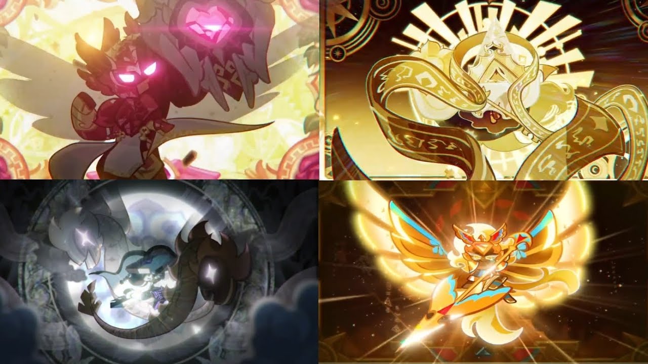 All Awakened Ancient Cookies Trailer Side to Side Comparison | CookieRun: Kingdom
