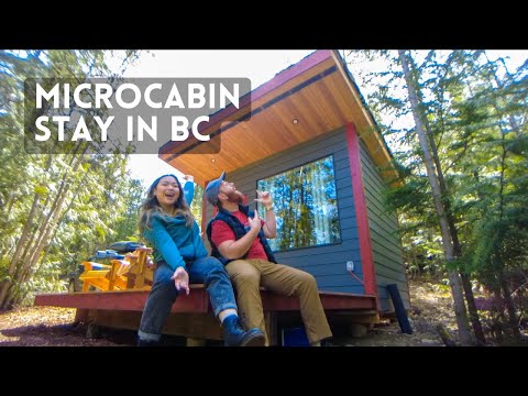 WE STAY IN AN ADORABLE BC MICRO CABIN | Salmon Arm, CANADA