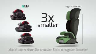 Folding Travel Booster Seat - World Traveler Edition - High Back