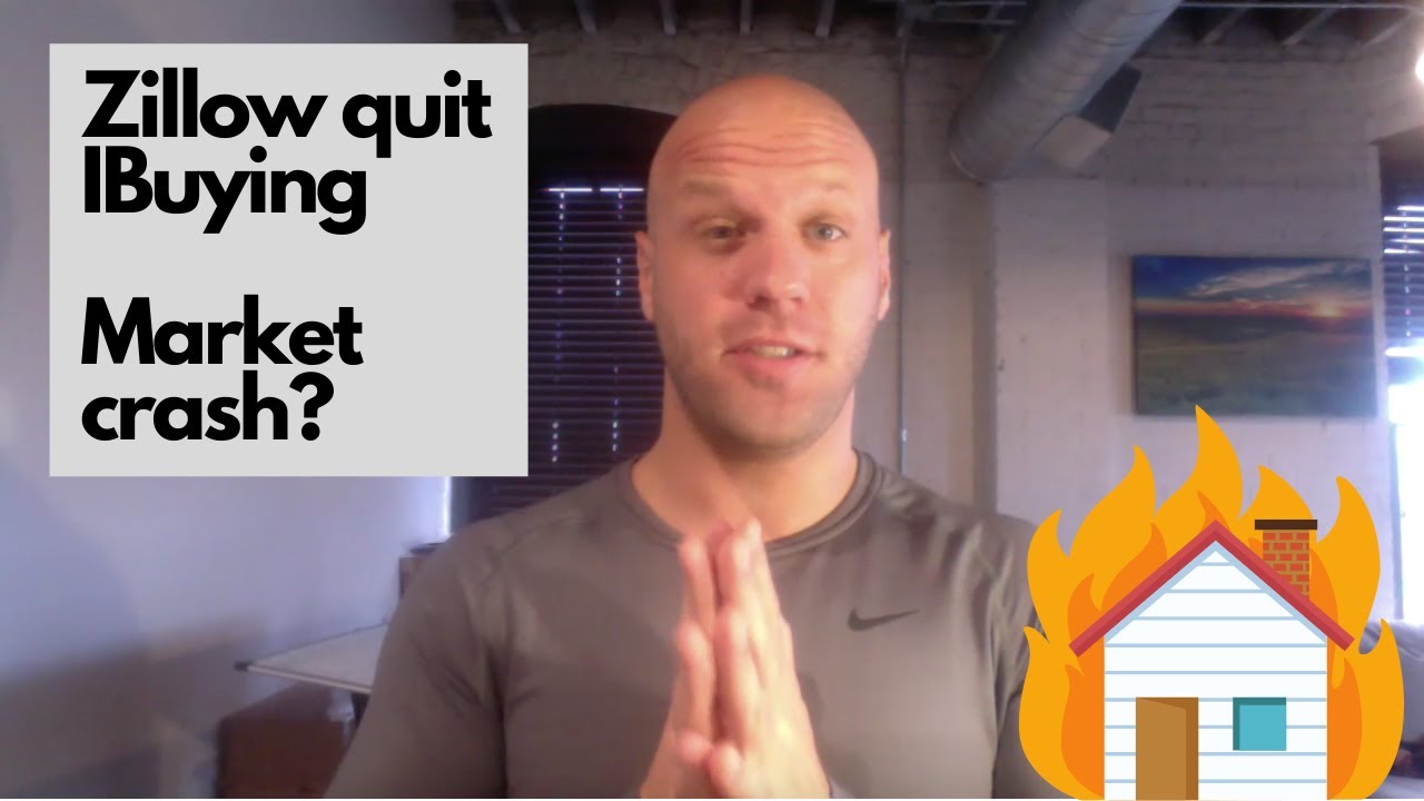 Zillow quit iBuying... Market crash??? Zillow market crash YouTube
