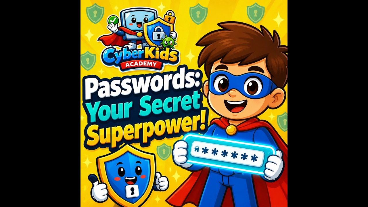 Passwords: Your Secret Superpower. CyberKids Academy - YouTube
