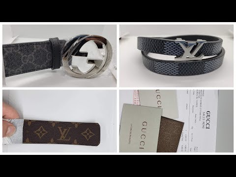 Копии люкс из Китая. Ремни Louis Vuitton и Gucci.