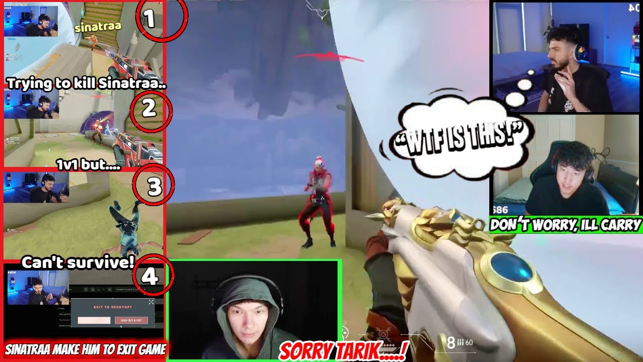 What Happened When Tarik & Marved Insanely Faced Sinatraa in Ranked | Valorant