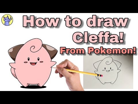 How to draw POKEMON Cleffa step by step - YouTube