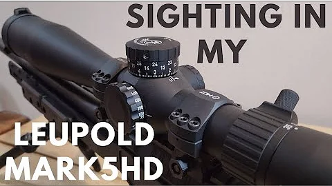 台灣大冷天！校準Leupold Mark 5 HD超清瞄準鏡的技巧