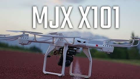 MJX X101 RC Quadcopter Drone with FPV Camera and Live Video - Review and Unboxing