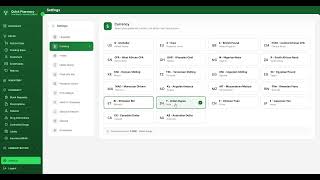 Pharmacy software with 22 currencies