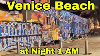 Venice Beach at Night 1 AM   nightcrawler edition