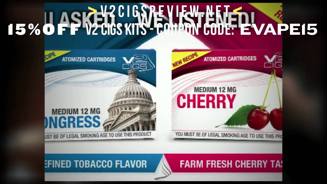 V2 electronic cigarettes coupon EVAPE10 and V2Cigs Reviews YouTube