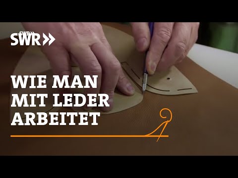 Video: Wie Man Mit Leder Ummantelt