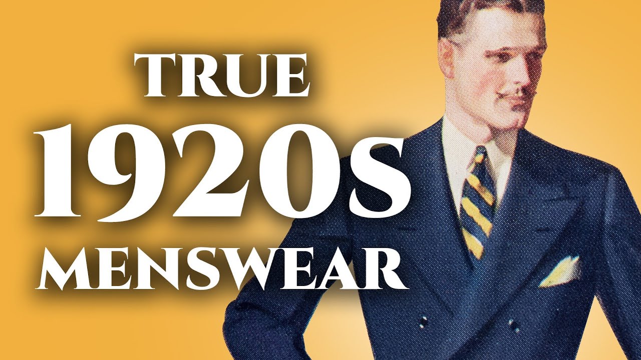 Ce que portaient VRAIMENT les hommes dans les annes 1920