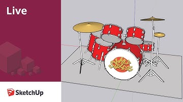 Modeling a Drum Kit in SketchUp Live
