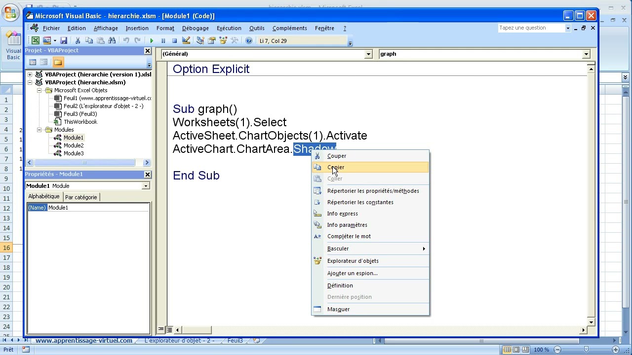 VBA Excel : Trouver n'importe quelle commande avec l'Explorateur (2/2)