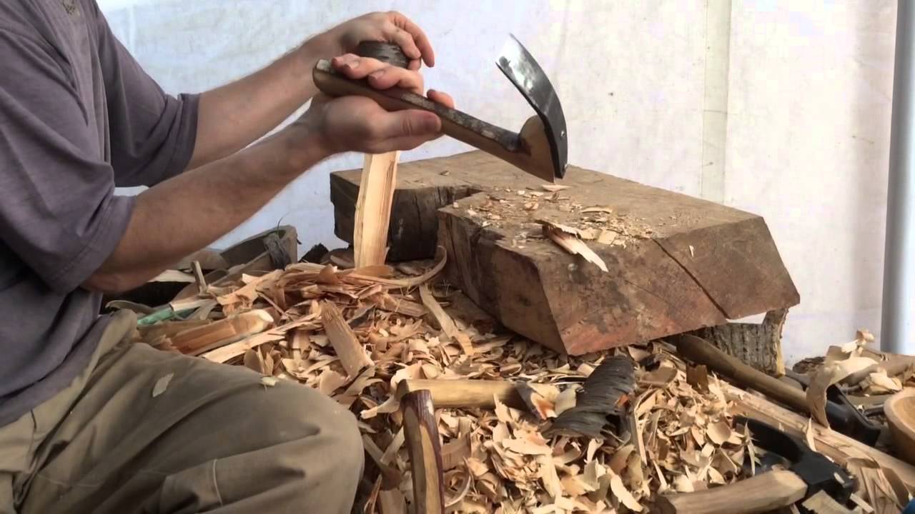 Part 6 carving a spoon with adzes YouTube