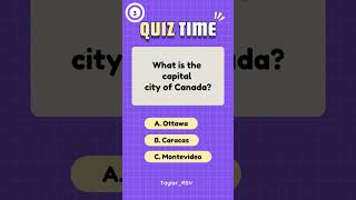 Guess The World Capitals Quiz #1