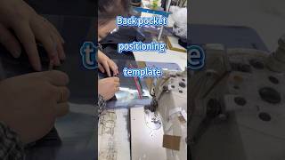 How to ensure the uniform position of pockets in mass production of trousers #product #clothing