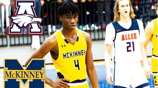 JA’KOBE WALTER- #3 MCKINNEY VS ALLEN - HE RECEIVES 