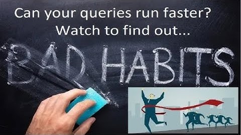 Breaking Bad Habits: Solutions for Common Query Antipatterns