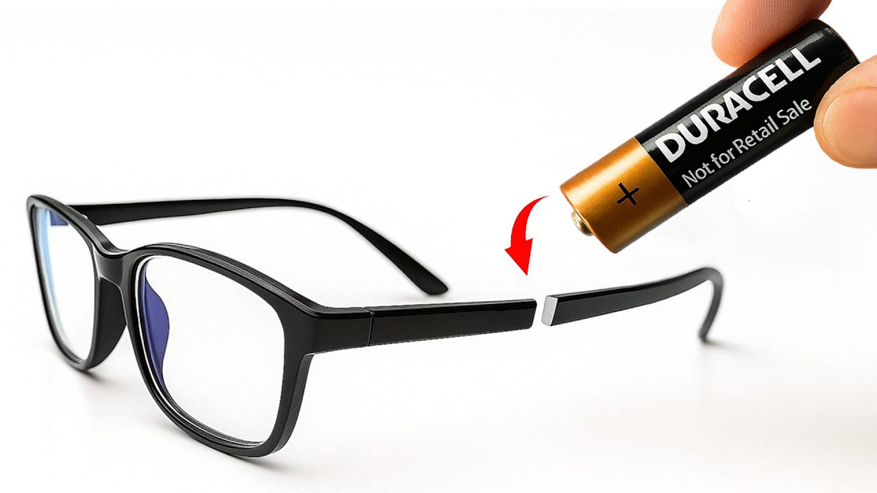 Секрет сварки пластика! Гениальный способ починить сломанные очки и сделать их как новые