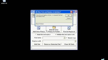 Sobolsoft com How To Use MS Visio Find and Replace In Multiple Files Software