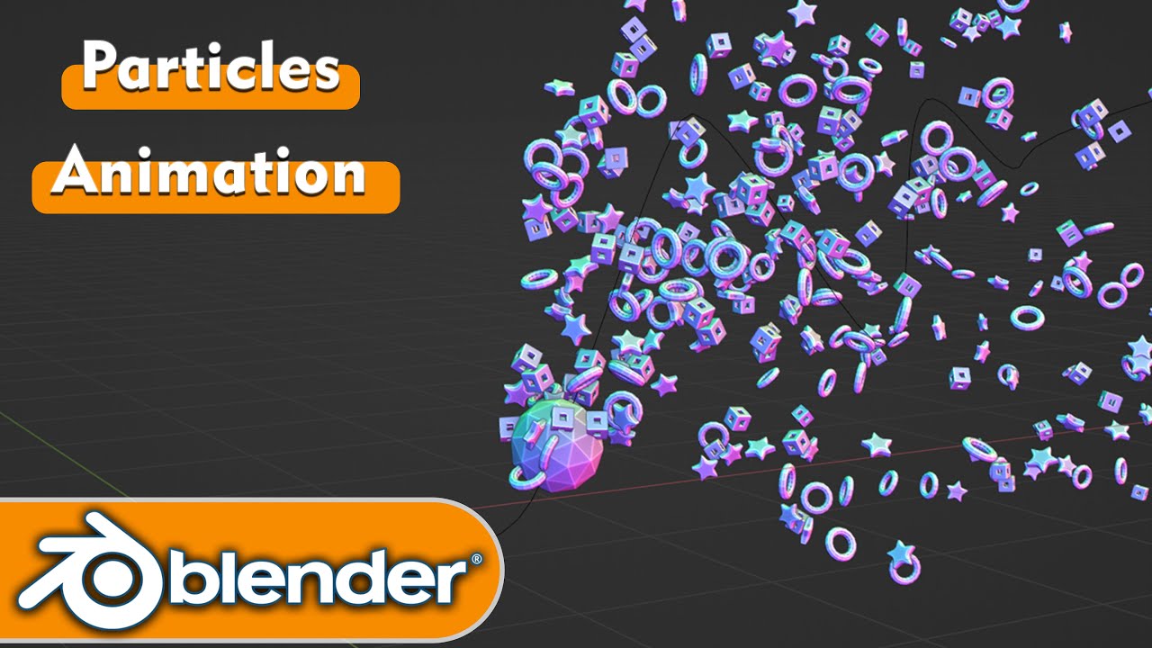 Particle Animation Blender 3D #blender #blendertutorial #animation ...
