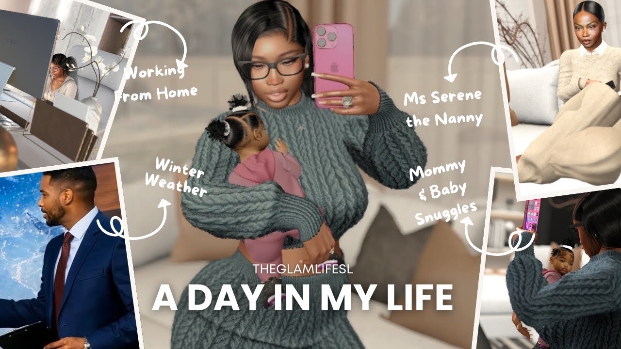 A Productive Day + Mommy Moments & A Glow-Up Surprise | Second Life