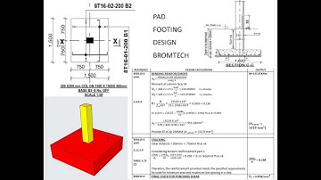 THE DESIGN OF A PAD FOOTING