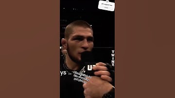 Thumbnail of Alhamdulillah everything God give me win or lose Alhamdulillah my favorite fighter khabib subscribe