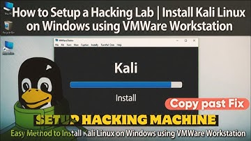 FASTEST Way to Install Kali Linux on VMware for Ethical Training