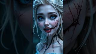 Horror Version of Frozen | Scary Frozen Characters #horror #scary #creepy #frozen #shorts
