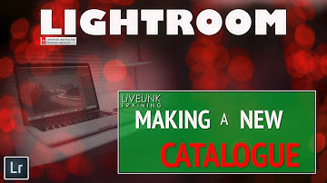 How to create a new catalogue in Lightroom