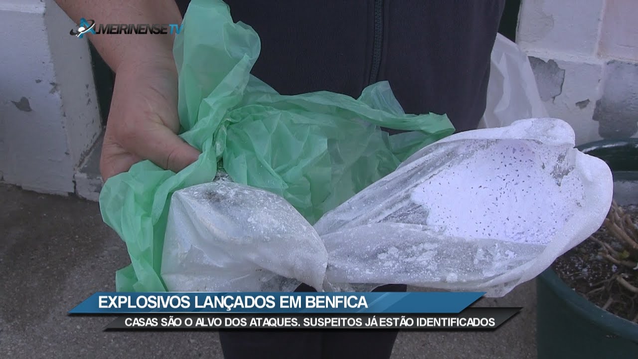 EXPLOSIVOS LANÇADOS EM BENFICA DO RIBATEJO
