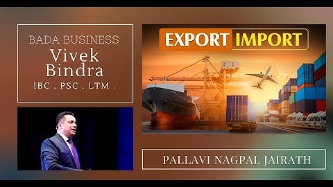 Export Inport course By Vivek Bindra