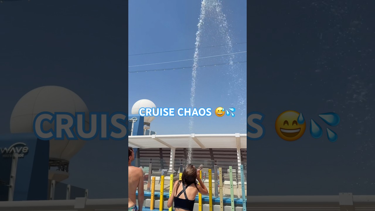 Cruise Ship Chaos 😂🚢 #alissia #familyvlogs #travel #travelvlog #waterpark #norwegianviva