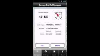 German Grid Ref Compass app for Android screenshot 1