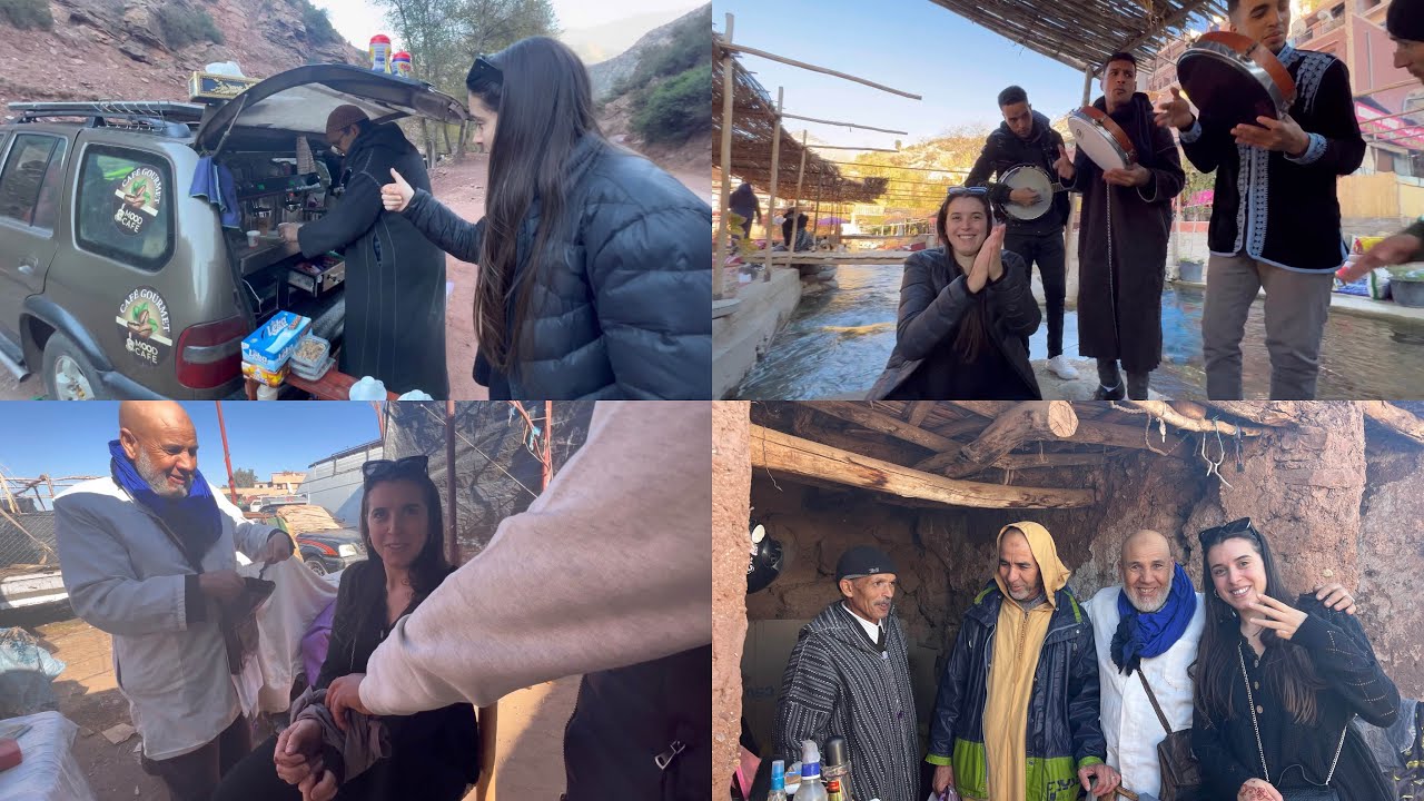 DEUXIÈME JOUR AU MAROC / visite village SETTI FADHMA/ MARCHÉ GHMAT