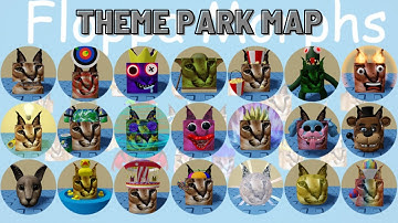 How to get all floppas in theme park map in find the floppa morphs roblox
