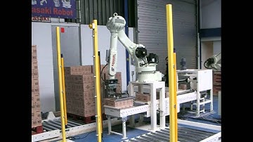 Kawasaki RD80N robotpalletiser for high capacity