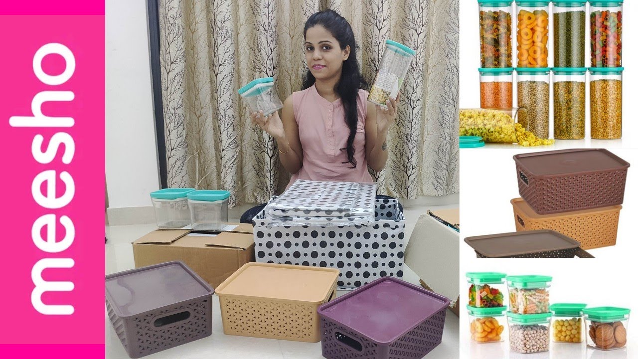 Meesho Home Organizers & Home Storage Haul l Kitchen Organizers
