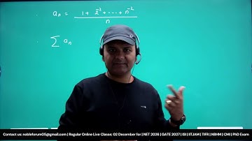 "Target TIFR 2026? Master This Sequence & Series Problem from TIFR 2023 | Real Analysis" NobleForum