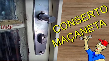 O que fazer quando a maçaneta da porta quebra?