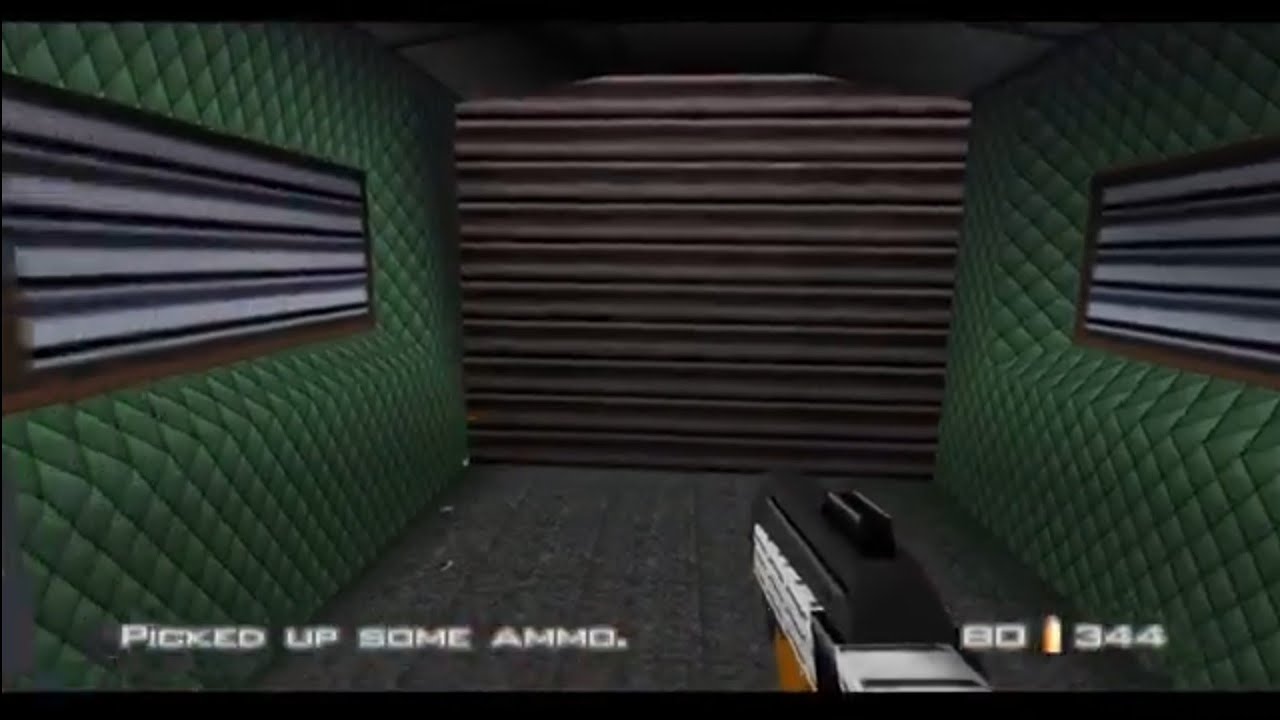 I entered a Secret restricted area on Train during a Goldeneye speedrun (first seen on XBOX)
