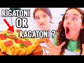 SABRE & NAZ ARGUE About PASTA PIE - RIGATONI OR RAGATONI??   | NORRIS NUTS COOKING