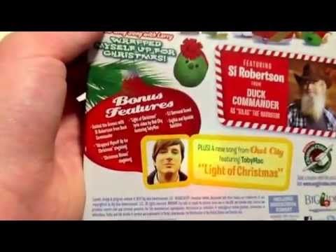 2 different versions of veggie tales merry larry and the watch merry larry and the true light of christmas