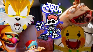 FNF 360° Game Over Screen Compilation (Tails, Peppa.exe, Bunzo Bunny) screenshot 3