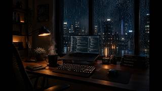 Coffee, Code & Heavy Rain 💻 Deep Focus Music