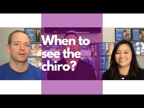 When should you visit the chiropractor? (Meet Dr. Tran and Dr. Kim)