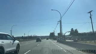 Driving Surrey to White Rock in Spring