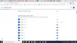 Tutorial Classroom: Configurar Notificaciones que me llegan por Mail